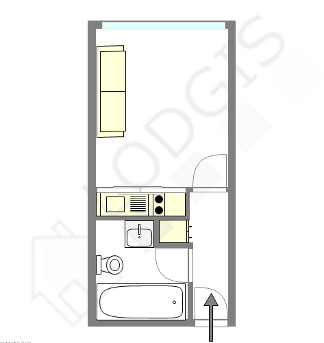 Квартира Париж 16° - Интерактивный план
