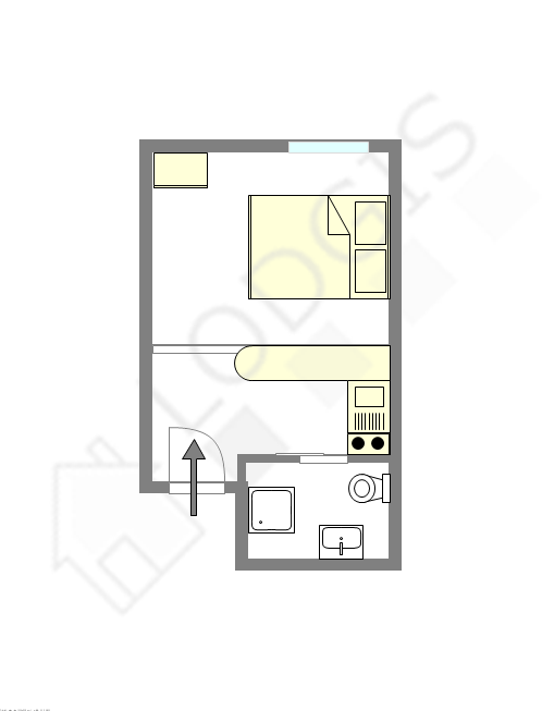 Квартира Париж 5° - Интерактивный план