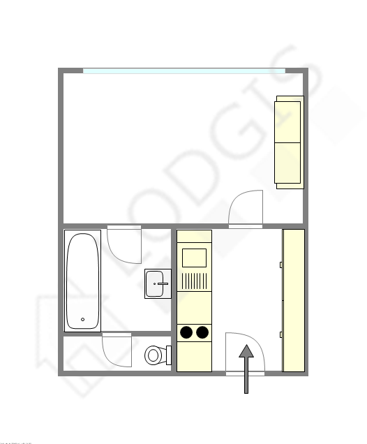 Appartement Paris 16° - Plan interactif
