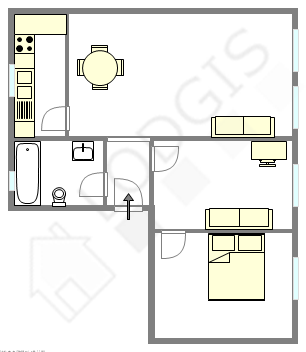 Appartamento Parigi 7° - Piantina interattiva