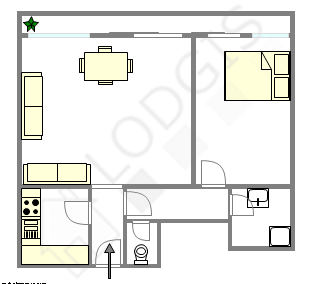 Appartement Puteaux - Plan interactif
