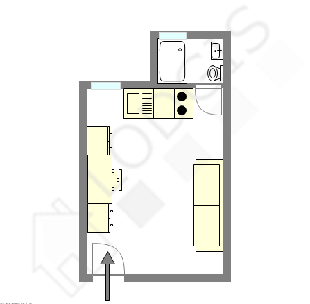 Apartamento París 15° - Plano interactivo