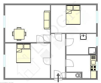 Apartamento Paris 4° - Plano interativo