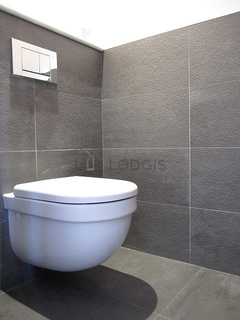 Toilets separated from the bathroom