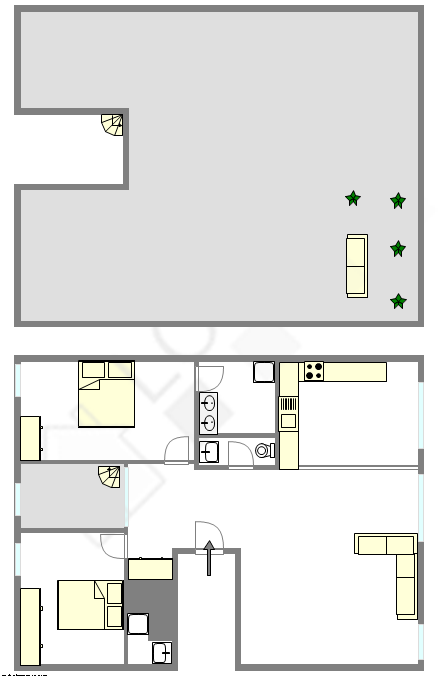 Квартира Suresnes - Интерактивный план