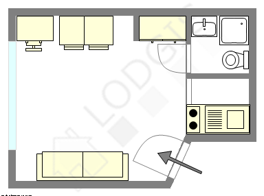Apartamento Colombes - Plano interativo