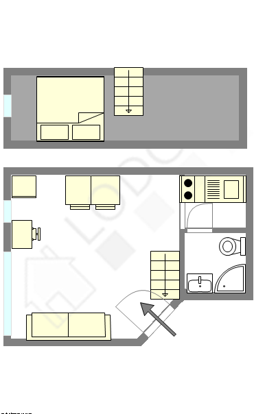 Apartamento Colombes - Plano interativo