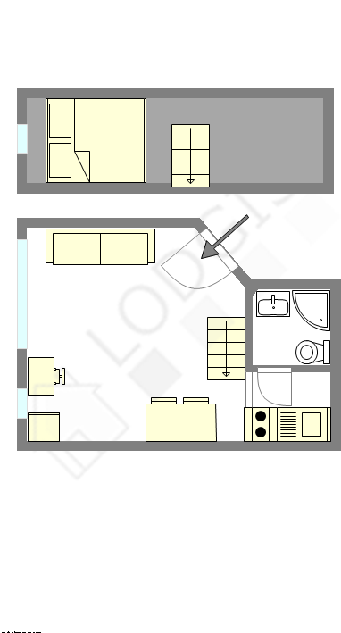 アパルトマン Colombes - レイアウト
