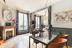 Wohnung Paris 9° - Wohnzimmer