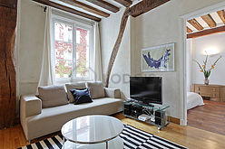 Wohnung Paris 3° - Wohnzimmer