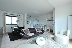 Wohnung La Garenne-Colombes - Wohnzimmer