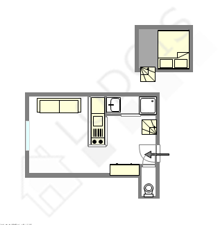 Wohnung Paris 3° - Interaktiven Plan
