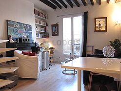 Duplex Paris 9° - Living room