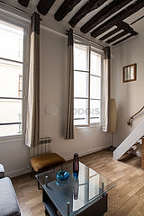 Wohnung Paris 4° - Wohnzimmer