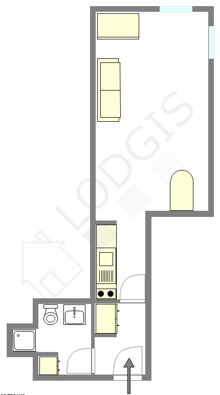 Apartamento Colombes - Plano interativo
