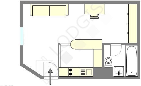 Apartamento Paris 2° - Plano interativo