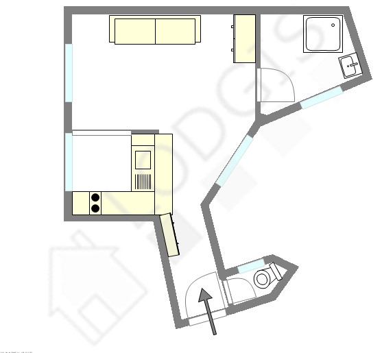 アパルトマン パリ 16区 - レイアウト