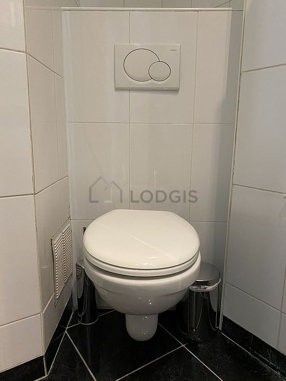 Bathroom with tile floor