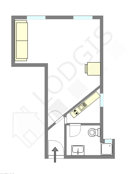 Wohnung Paris 20° - Interaktiven Plan
