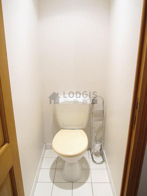 Toilets separated from the bathroom