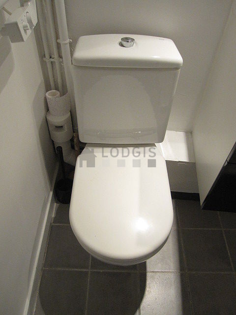 Bathroom with tile floor