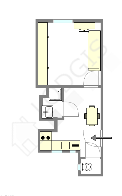 Appartamento Parigi 5° - Piantina interattiva