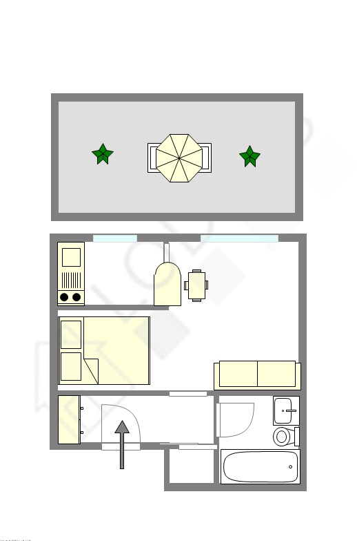 Apartamento Maisons-Alfort - Plano interactivo