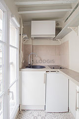 Appartement Paris 3° - Cuisine