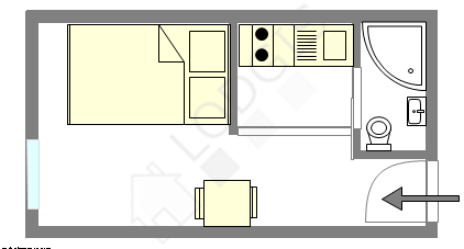 Квартира Neuilly-Sur-Seine - Интерактивный план