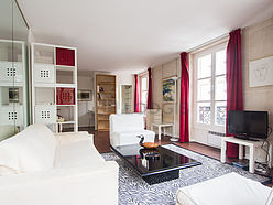 Apartment Paris 5° - Living room