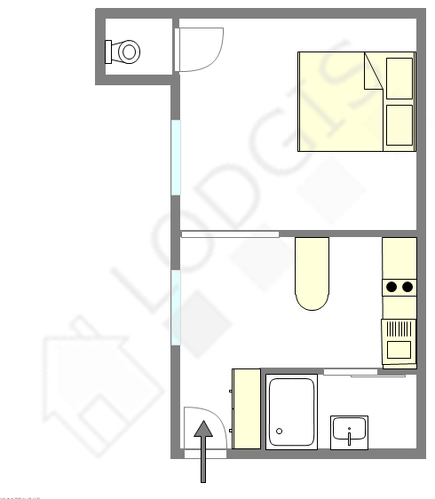 Квартира Париж 7° - Интерактивный план