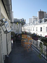 Apartment Paris 2° - Terrace