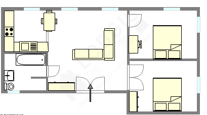 アパルトマン パリ 17区 - レイアウト