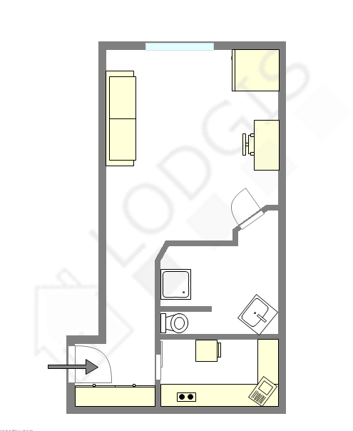 Apartment Paris 2° - Interactive plan