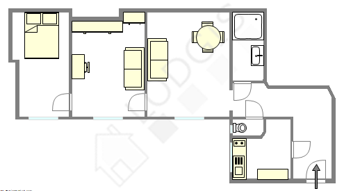 Apartamento París 17° - Plano interactivo