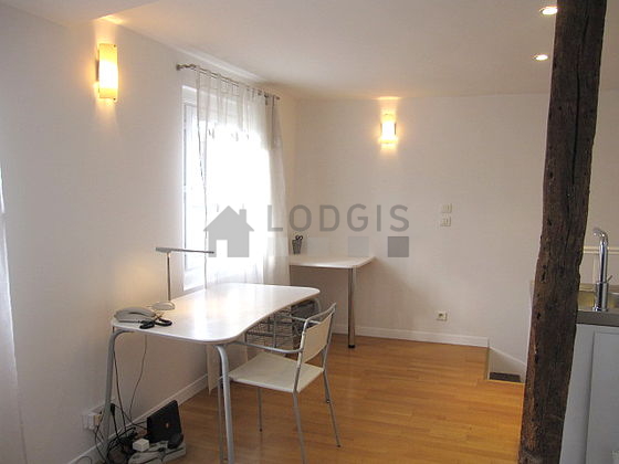 Living room with wooden floor