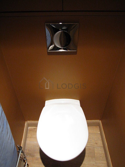 Toilets separated from the bathroom