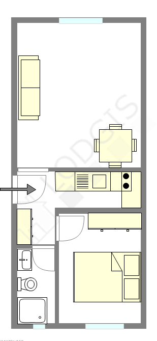Apartamento París 17° - Plano interactivo