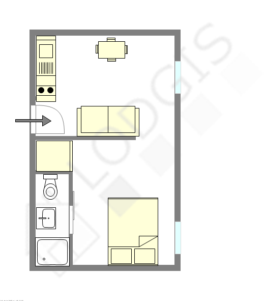 Apartment Paris 10° - Interactive plan