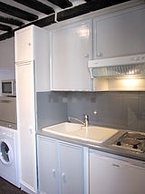 Appartement Paris 3° - Cuisine