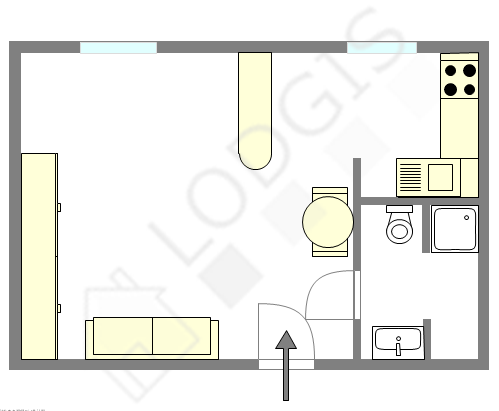 Квартира Asnières-Sur-Seine - Интерактивный план