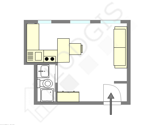 Apartment Paris 10° - Interactive plan