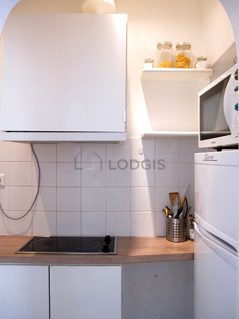 Beautiful kitchen with wooden floor
