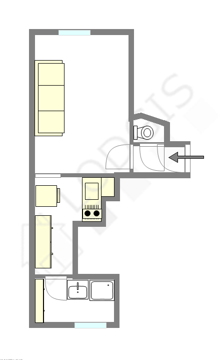 アパルトマン パリ 17区 - レイアウト