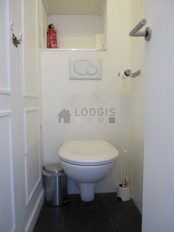 Toilets separated from the bathroom