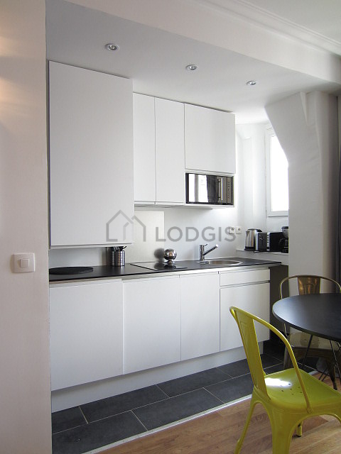 Beautiful kitchen with tile floor
