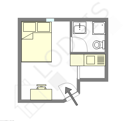 Apartment Paris 11° - Interactive plan
