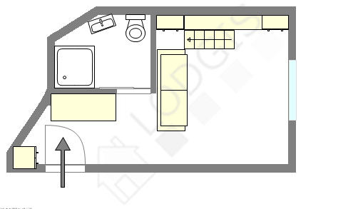 Appartamento Parigi 2° - Piantina interattiva