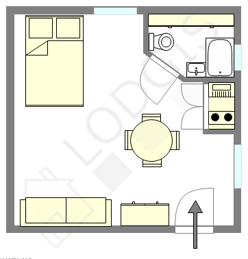 Квартира Париж 7° - Интерактивный план