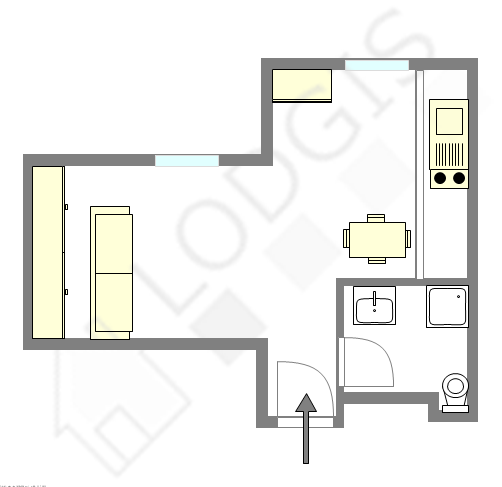 Apartment Montreuil - Interactive plan